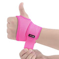 Jacsunco Carpal Tunnel Wrist Brace, Adjustable and Comfortable Wrist Support Brace for Tendinitis and Arthritis, Wrist Compression Wrap for Pain Relief, Fit for Both Left and Right Hand (Rose Red)