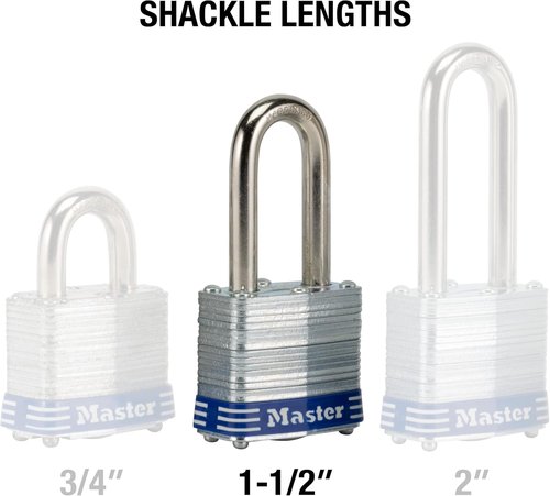 Master Lock Outdoor Padlock - Durable Security with Key Access | 1 Pack