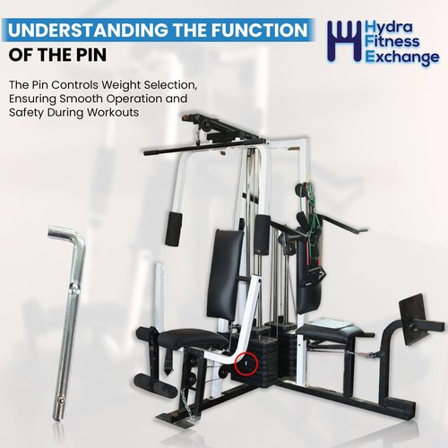 Weight Adjustment Pin 193926 Works with FreeMotion Gold's Gym Lifestyler Strength System