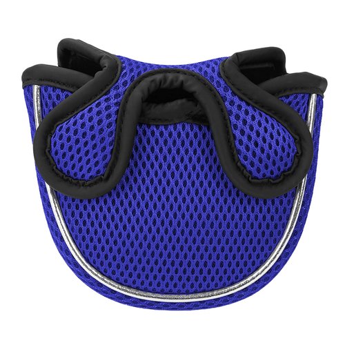 Andux Mallet Cover Golf Putter Head Covers for Center Shaft Putter MT/TG16 Blue, Semicircle