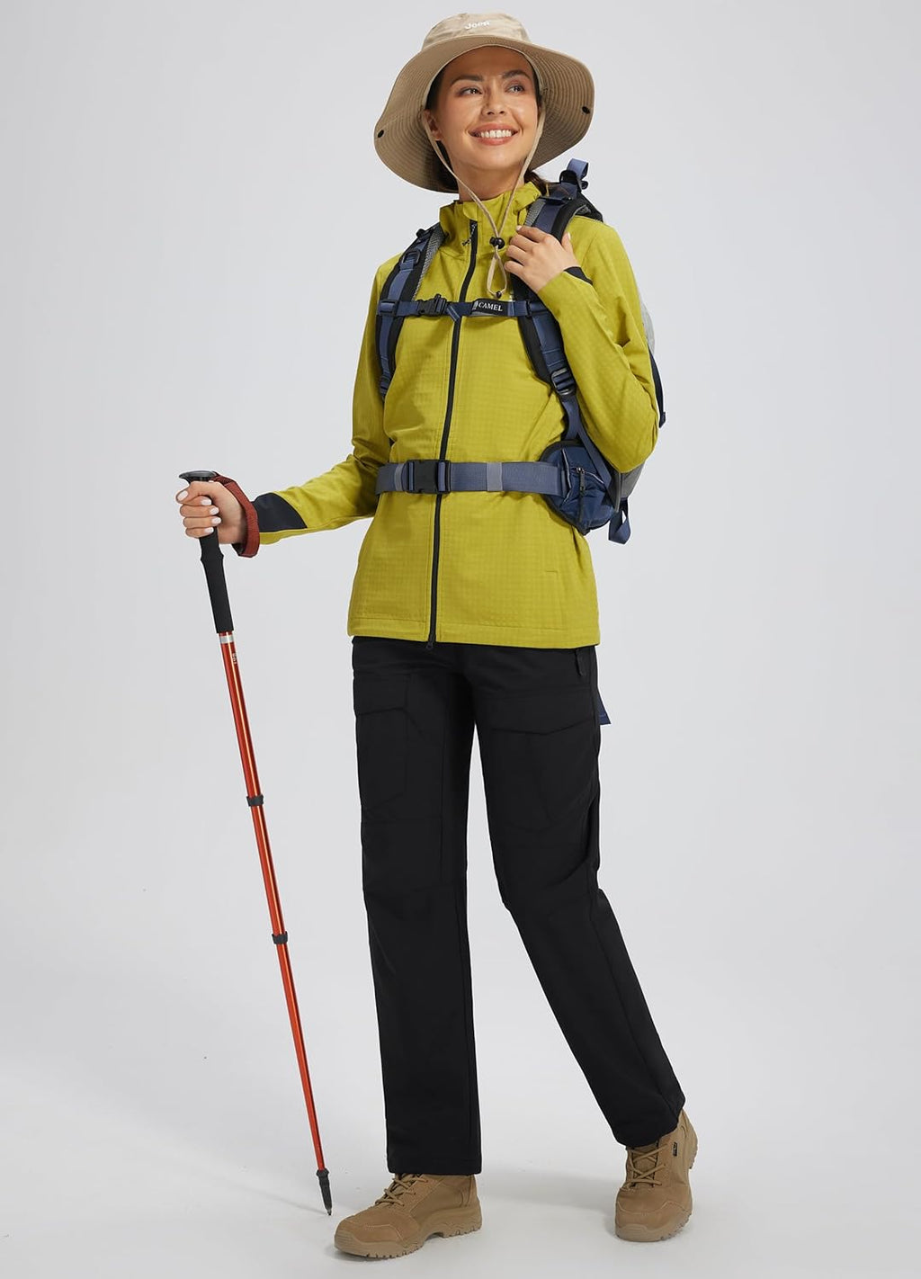 Skiennix Women's Hiking Pants - Quick Dry Lightweight Cargo Joggers with Zipper Pockets | Water Resistant