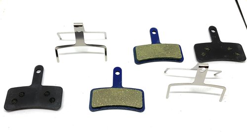 2 Pairs Bike Brake Pads Resin for Tektro Dorado, HD-E710, Clarks Vx863c, D40.11, R1, 130S, DBT1E.