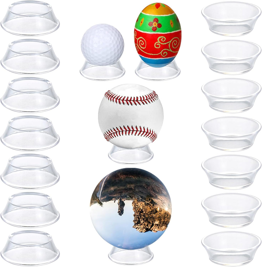 Regine Switzerland Baseball Display Holder - 16 Stand Game Balls & Easter Eggs | Reversible Design