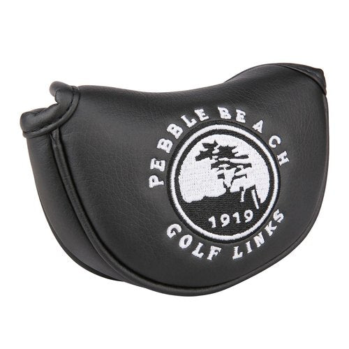 OGECLF 1pc Golf Club Mid Mallet Putter Head Cover Small Mallet Cover with Magnetic Closure for Taylormade Odyssey Scotty Cameron (Black)