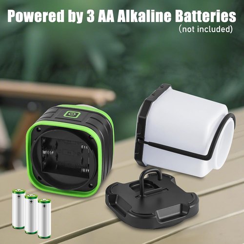 Lichamp LED Camping Lantern - Portable Battery-Powered Lights for Emergencies | 4-Pack Essentials