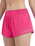 EXARUS Girls Athletic Shorts - Lightweight Running & Workout with Liner Zip Pocket | Sizes 2.5"/4" for Ages 6-12