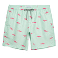 maamgic Mens Swim Trunks Quick Dry Swim Shorts with Mesh Lining Funny Swimwear Bathing Suits 7inch Light Green Medium