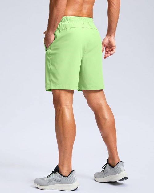 G Gradual Men's Athletic Running Shorts - Quick Dry with Zipper Pockets | Available in 7", 5", 9" Sizes for Gym & Outdoor Activities