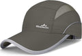 GXCROR Quick-Dry Running Hat - UPF 50+ Breathable Mesh, Reflective Sports Cap for Outdoor Activities