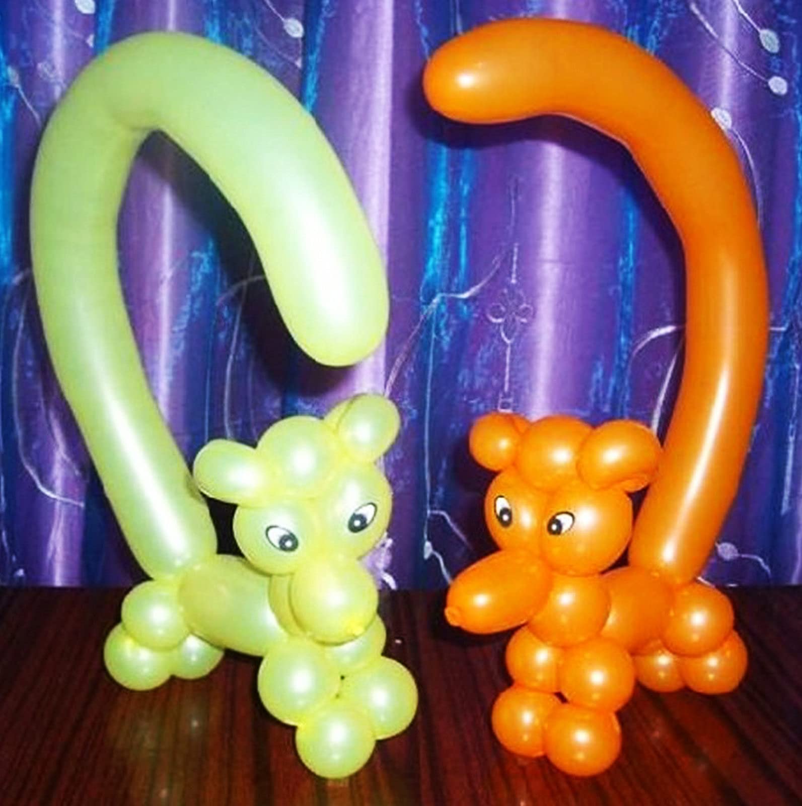 100Pcs Multi 260 Balloons Multi Long Skinny Latex Balloon for Animal Ballons, Premium Quality Balloons for Beginners Baloons Making Kid's Carnivals Party Decoartion