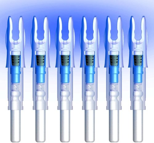 Linpeng Lighted Nocks for Arrows - 6PCS with ON/OFF Switch | Compatible with 165/G, 204/X, 233/H, 244/S, 246/GT