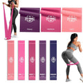 Resistance Bands for Women with Free Guided Workout Videos – Pilates Equipment & Exercise Set, Latex‑Free TPE, 5 Loop & 3 Flat Bands for Home, Gym, Toning & Recovery