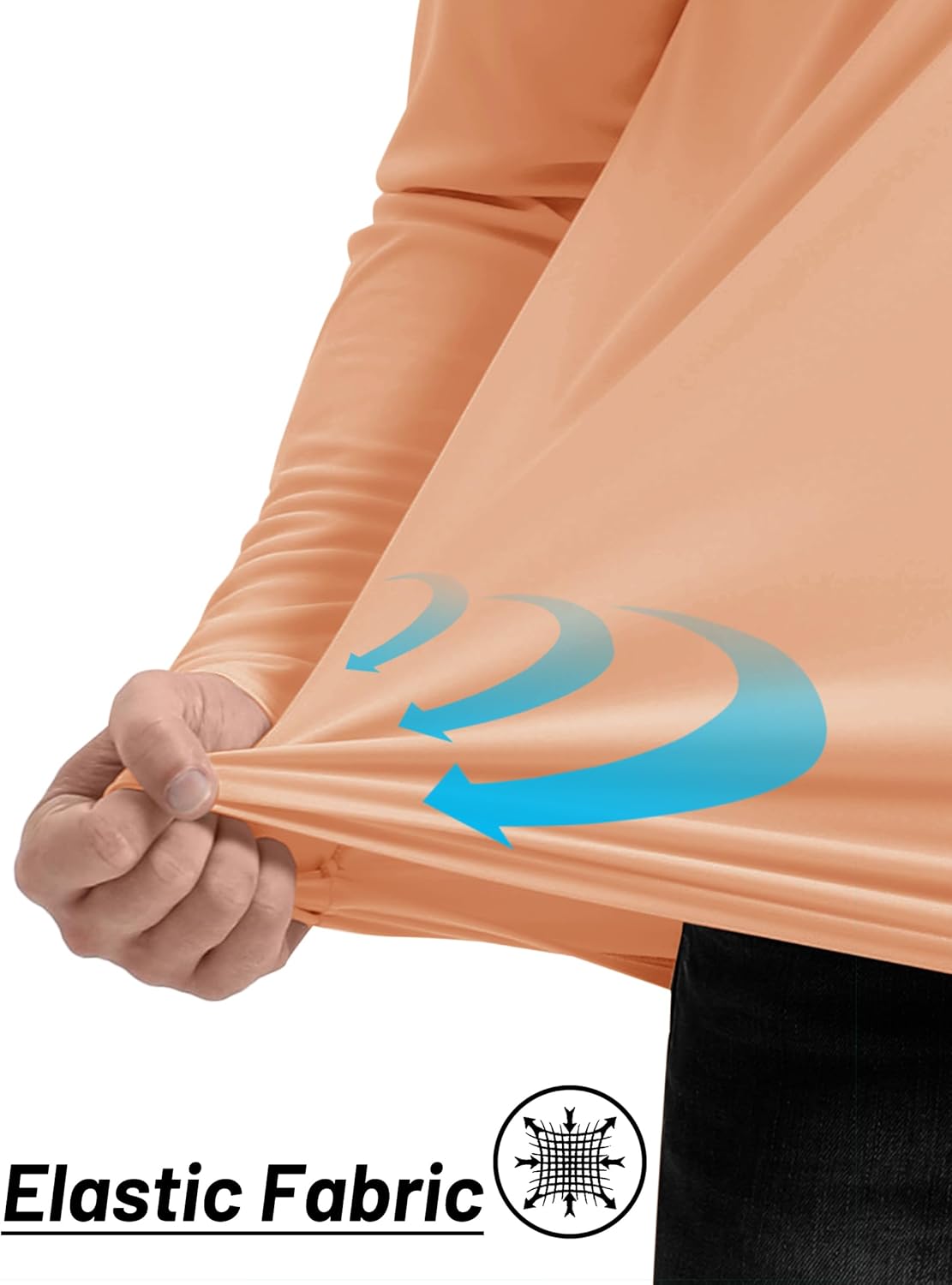 TACVASEN Men's Athletic Long Sleeve Shirt - 1/4 Zip Pullover with UPF 50+ Sun Protection | Ideal for Outdoor Running