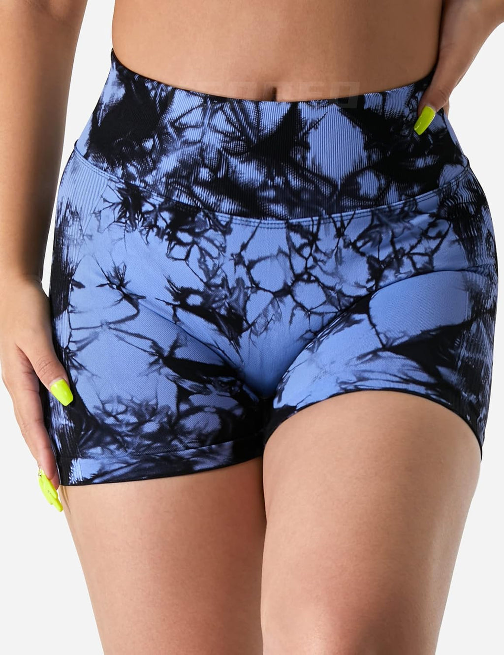 YEOREO Women's High Waisted Scrunch Workout Shorts - Seamless Contour Design | 3.6" Length