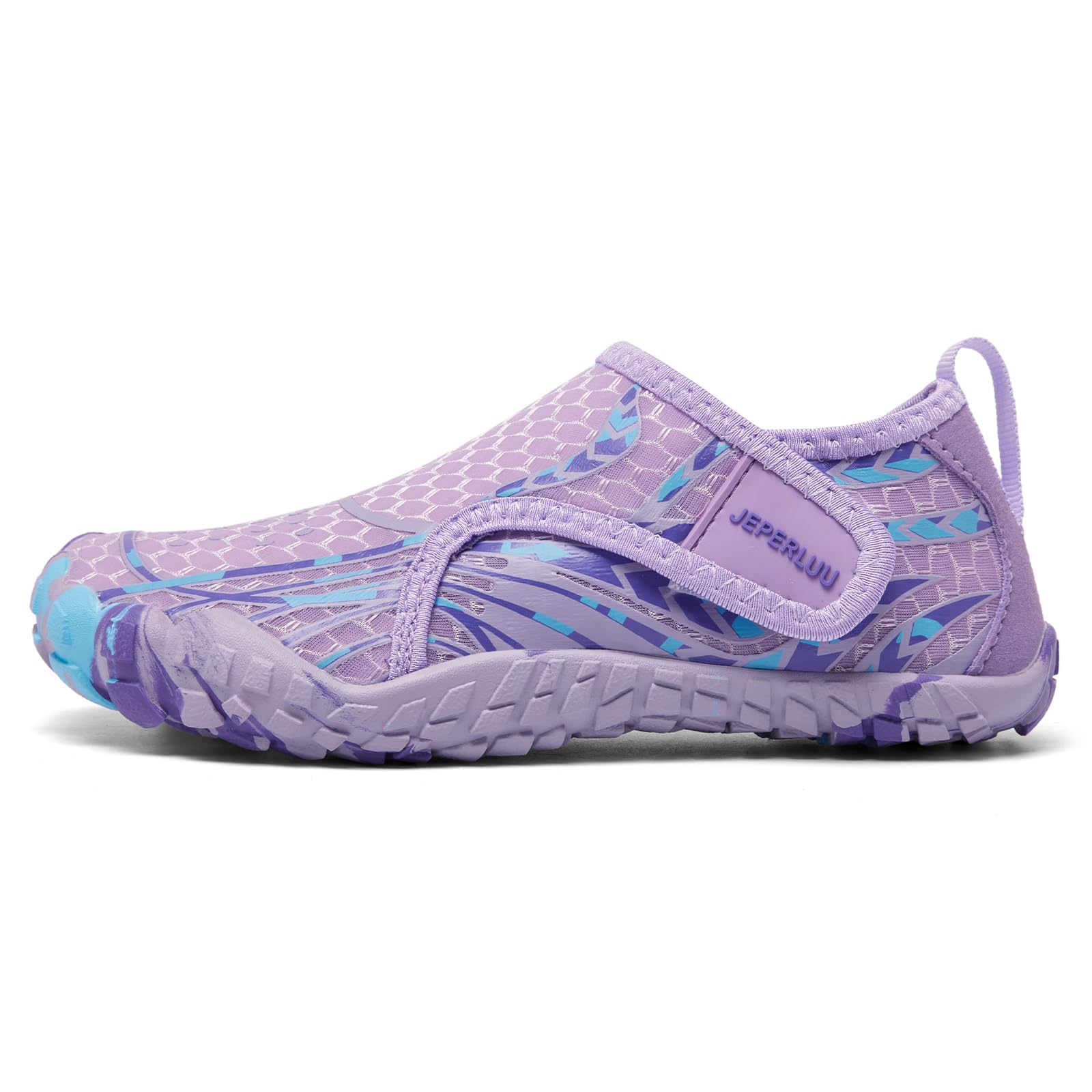 JEPERLUU Kids Water Shoes - Toddler to Big Kid Lightpurple