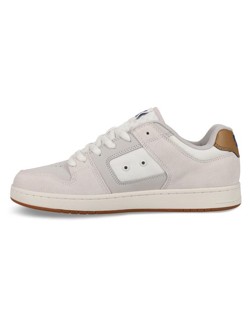 DC Men's Manteca 4 Skate Shoe, TAN/Blue/Gum, 9.5