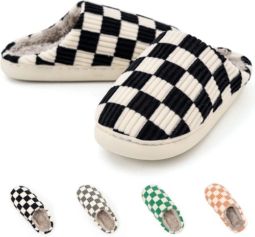 Guyarns House Slippers - Fuzzy Memory Foam Indoor/Outdoor Shoes for Men & Women | Casual Comfort