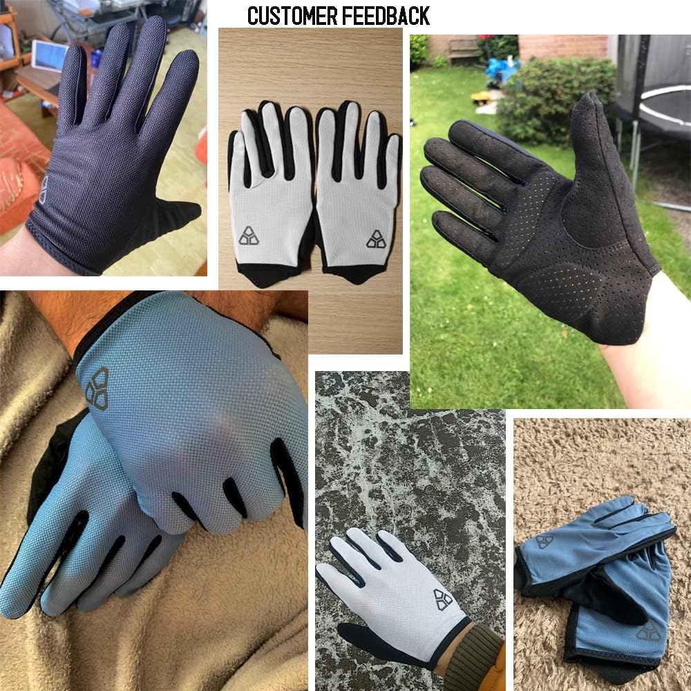 Skiennix Cycling Gloves - Touch Screen Compatible Bike Gloves with 3MM XRD Palm Padding | Men & Women