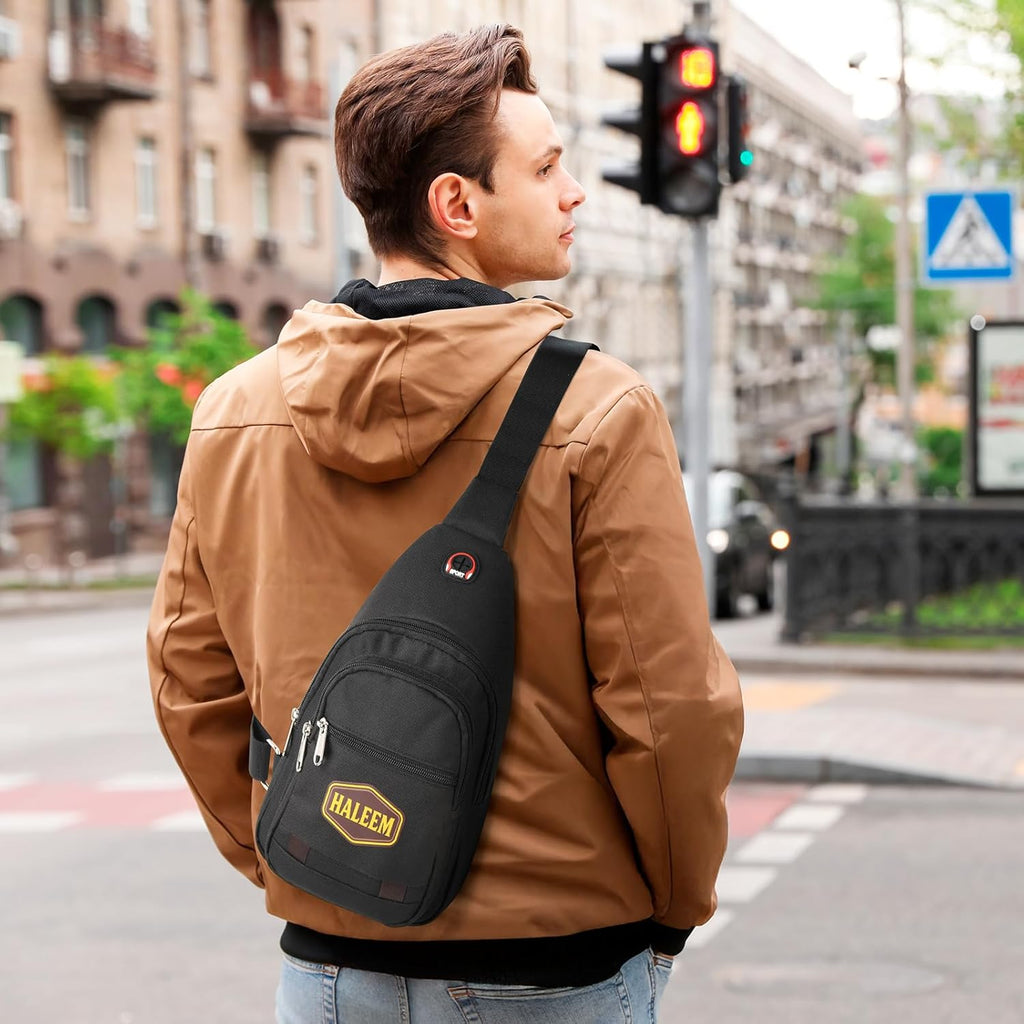 Skiennix Men's Sling Bag - Lightweight Crossbody Backpack with Multiple Pockets for Everyday Use