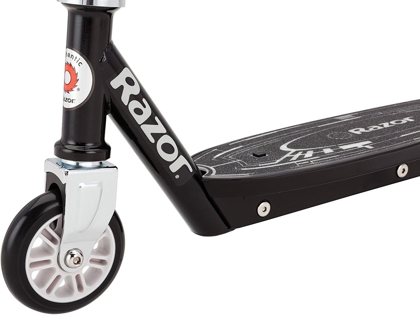 Razor Tekno Kick Scooter - Lightweight Steel Frame with Glowing Blue LED Deck | For Kids 6+