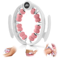 Terrepulse Anti Cellulite Roller & Lymphatic Drainage Massager | Deep Tissue Fascia Blaster & Muscle Roller | Tool for Sore Arms, Legs, Shoulders, Stomach & Buttocks (Pink)