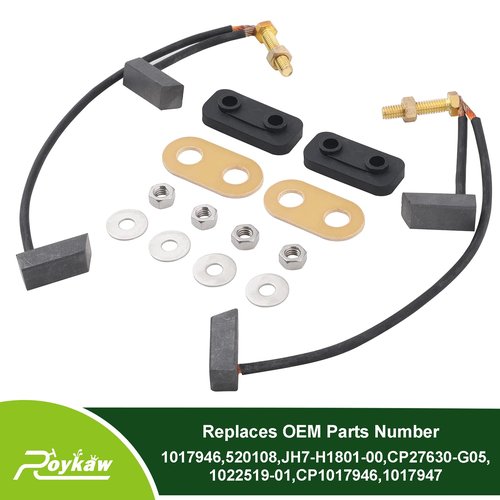 Roykaw Golf Cart 36/48 Volt Motor Brush Assembly Set Compatible with Club Car 1994-up and Yamaha G8/G9/G14/G16 Electric Models, Replaces OEM # 1017946, JH7-H1801-00, 520108, 1022519-01