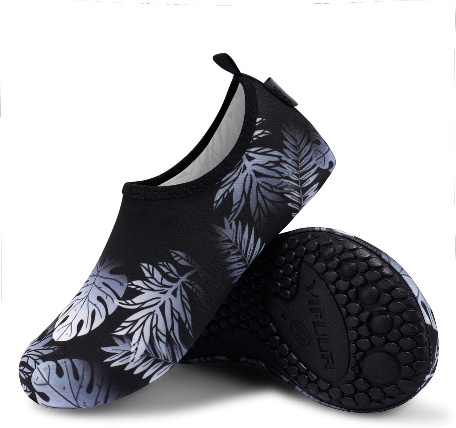 VIFUUR Aqua Yoga Shoes - Quick-Dry Barefoot Water Sports Socks for Men & Women | Slip-On Design