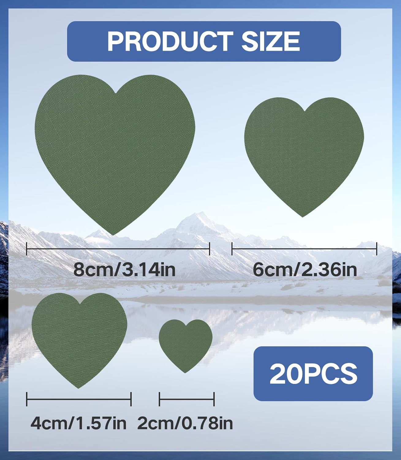 Skiennix 20Pcs Down Jacket Repair Patches - Waterproof Self-Adhesive Nylon Kit for Coats & Tents