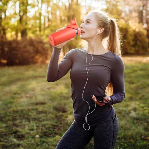 Hydro Flask Replacement Lid - Wide Mouth Top Spout Lid with Handle for 32/40 oz Water Bottles