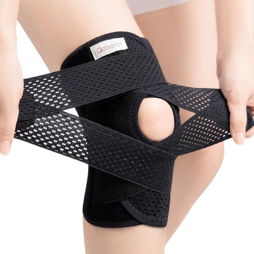 Galvaran Knee Brace - Breathable Adjustable Support with Side Stabilizers for ACL & MCL Injuries