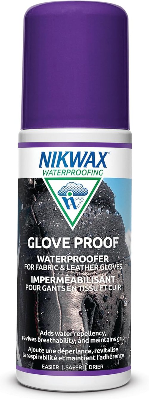 Nikwax Glove Proof - High-Performance Waterproofing Treatment for Leather & Fabric Gloves | Restores DWR & Breathability