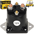 IOOBLBEI Club Car 12V Golf Cart Solenoid Relay for Club Car DS & Precedent 1984-up Gas Starter Continuous Duty Solenoid Switch Repair Replace 1013609, 1117, 1012275, 435-154, LPL6003