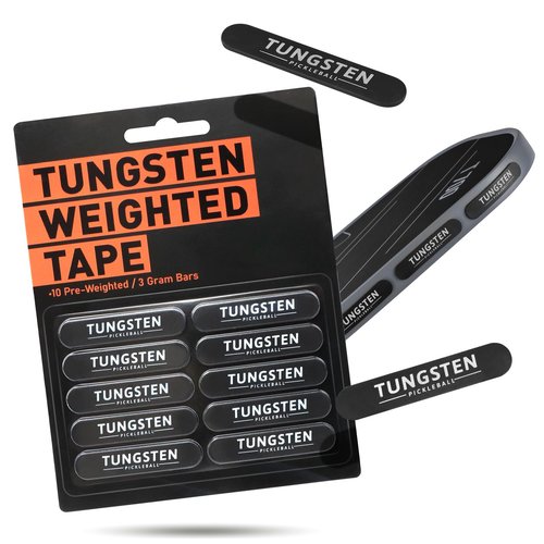 Weighted Tungsten Tape for Pickleball Paddles - Premium Quality Lead Tape Alternative for Pickleball Paddles - Weighted 3g Adhesive Non-Toxic Tungsten Straps, Precise One-Step Installation