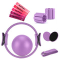 HerPowr Pilates Kit with Weights, Pilates Kit with Ankle Wrist Weights, Pilates Set, at Home Pilates Kit, Pilates Sets for Women, Pilates Essential kit, Pilates Accessories, Pilates Workout Sets