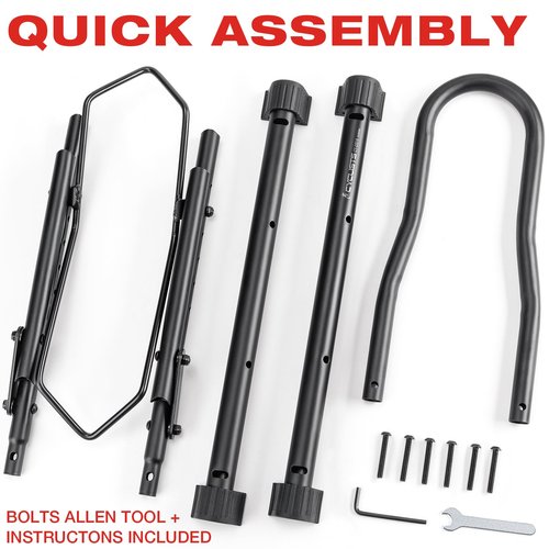 cyclists Indoor Bike Floor Stand - Bike Rack Floor Parking for Garage/Home - Bike Storage Bicycle Parking Rack Fit 20”-29” Mountain Road Bikes (For 1 Bike)