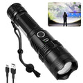 Cinlinso LED Flashlights High Lumens Rechargeable, Super Bright Flash Light, 3 Modes IPX7 Waterproof, High Powered Flashlights for Camping Emergencies (1)