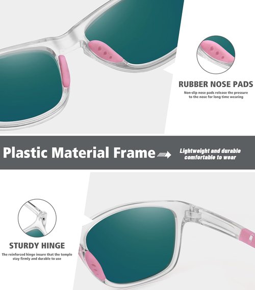 MEETSUN Polarized Sports Sunglasses - UV400 Protection for Driving, Running, Cycling & Fishing