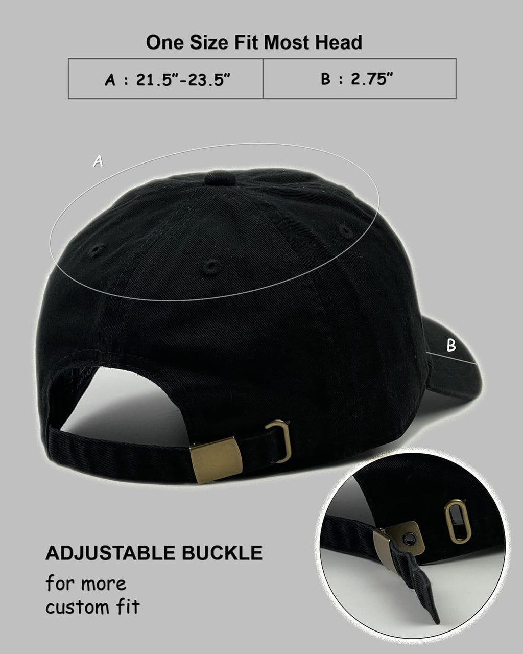 Utmost Unisex Classic Cotton Baseball Cap - Soft Adjustable Dad Hat in Black Camouflage