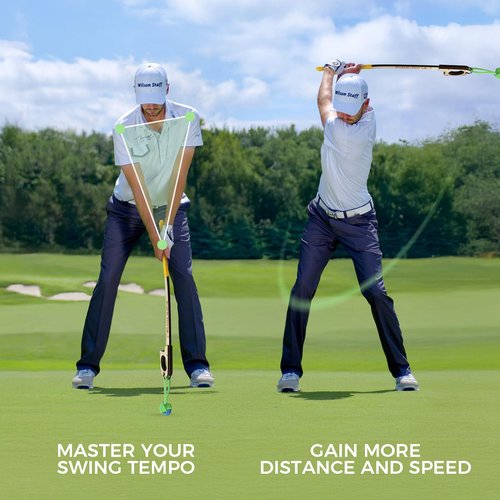 Golf Swing Training Axe Swing Tempo Distance Enhancer, Beginner Friendly Golf Training Aid for Indoor/Outdoor Practice, Builds Muscle Memory Powe