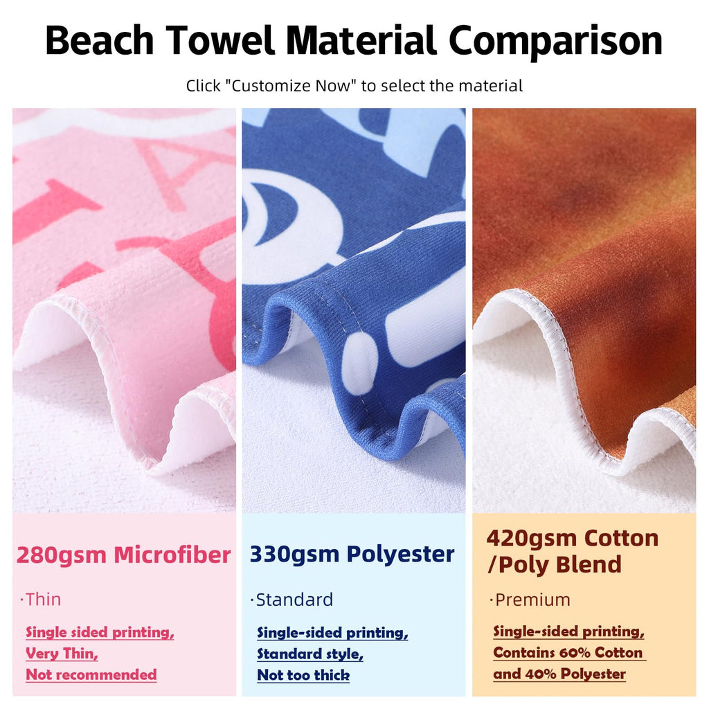 Infiher Personalized Beach Towels for Kids,Custom Kids Monogrammed Towels with Name,Customized 280gsm-420gsm Thick Soft Absorbent Beach Towel for Swim,Bath,Pool,Vacation,Gifts,Boys Turtle Towel