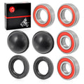 Front Wheel Bearing Seal Hub Dust Cover Kit For Yamaha Golf Cart G2 G8 G9 G11 G14 G16 G20 G21 G22 1985-2007 JN6-F5518-01