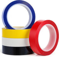 Floor Marking Tape - 5 Rolls, 1 Inch x 72 Yards | Ideal for Gym, Warehouse & Classroom Use