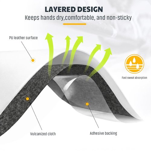 JAYA Bat Grip Tape - 2-Pack Non-Slip PU Wrap | Sweat-Wicking & Breathable Handle Grip, 1100 x 27mm