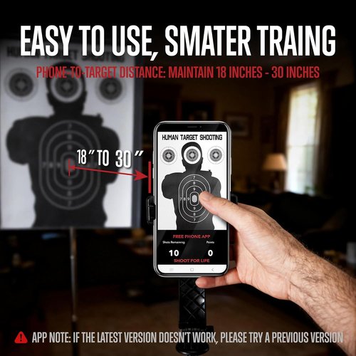 GLORYFIRE Dry Fire Laser Training System - Safe Home Practice Without Live Ammo | Includes Cartridge, Targets & Holder