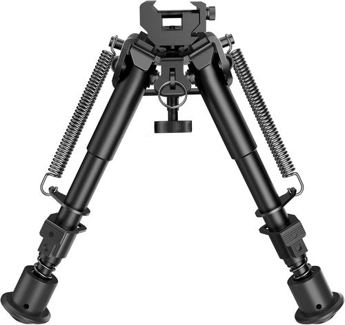 CVLIFE Adjustable Picatinny Bipod - 6-9 Inches with Spring Return & Picatinny Adapter