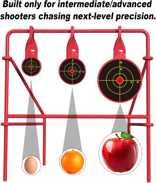 BB Gun Targets - Portable 15-Pack for Outdoor Shooting | Resetting Spinning Design for Kids