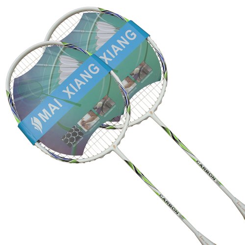 2pcs high-end Nano Carbon Fiber Badminton Rackets Fiber Bionic Shaft Technology Badminton racque