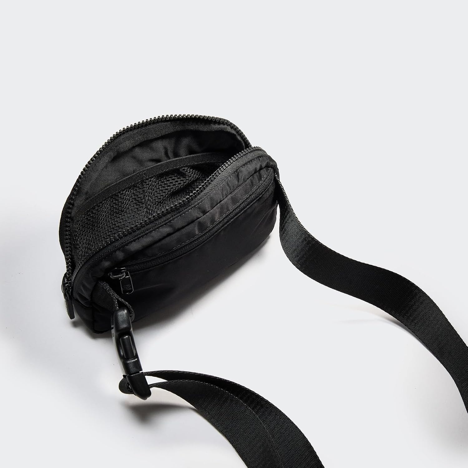 Pander Fanny Pack - Water-Repellent Nylon Belt Bag for Women | Adjustable Strap, Black