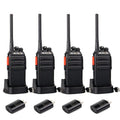 Retevis H-777S Two Way Radios Rechargeable, Walkie Talkies Long Range, 2 Way Radio, VOX Handsfree, Durable, for Worker Office Camping Hiking(4 Pack)