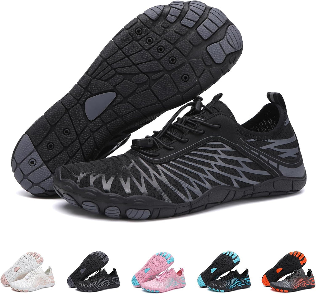 Skiennix Barefoot Shoes - Comfortable Non-Slip Hiking Footwear | Wide Toe Box for Men & Women